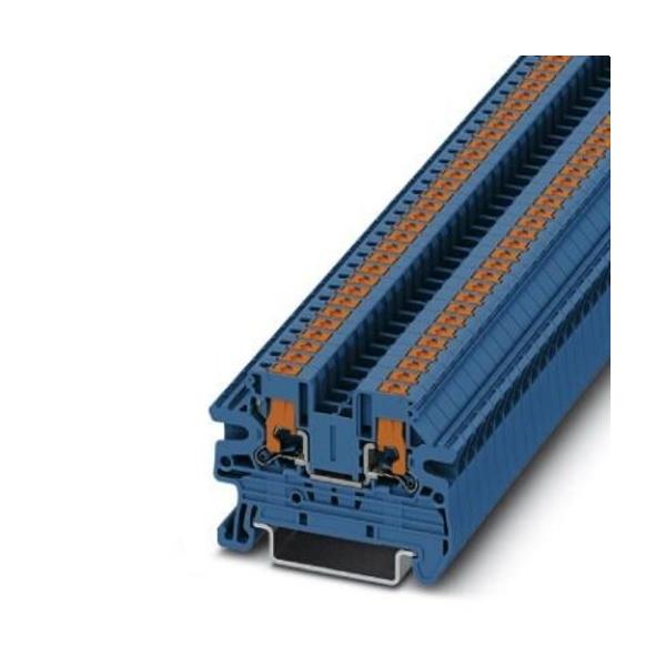 BORNE DE PASO PTV 2,5 BU CONEXIN PUSH-IN 800V 24A AZUL