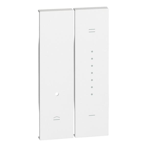 TECLA REGULADOR ILUMINACIN LIVING NOW, 2 MDULOS PARA ref.4410-4411, BLANCO