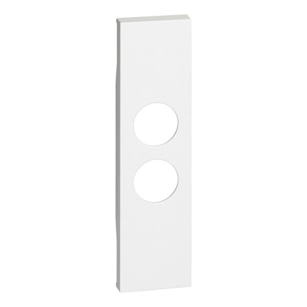 PLACA FRONTAL LIVING NOW 1 MDULO PARA BASES DE TV ref.4214D-4371, BLANCO