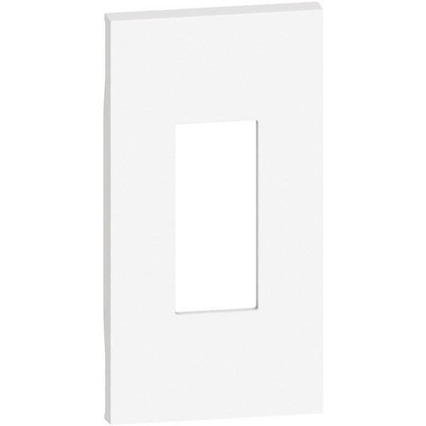 PLACA FRONTAL LIVING NOW 2 MDULOS PARA RJ45 Y ADAPTADORES KEYSTONE, BLANCO