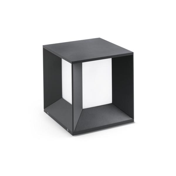 LUMINARIA SOBREMURO MILA LED 18W 4000K GRIS OSCURO