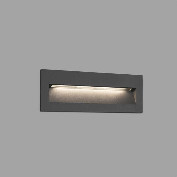 EMPOTRABLE NAT LED 6W 3000K GRIS OSCURO