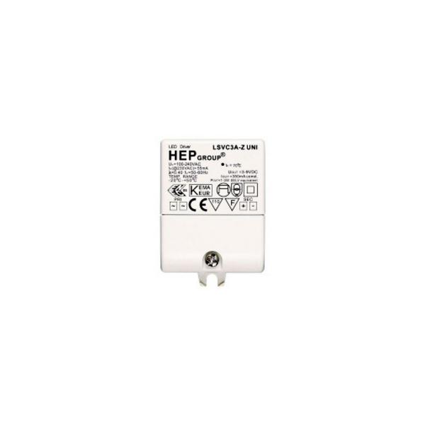 DRIVER 3-6W 500mA DC 6-1V NO DIM