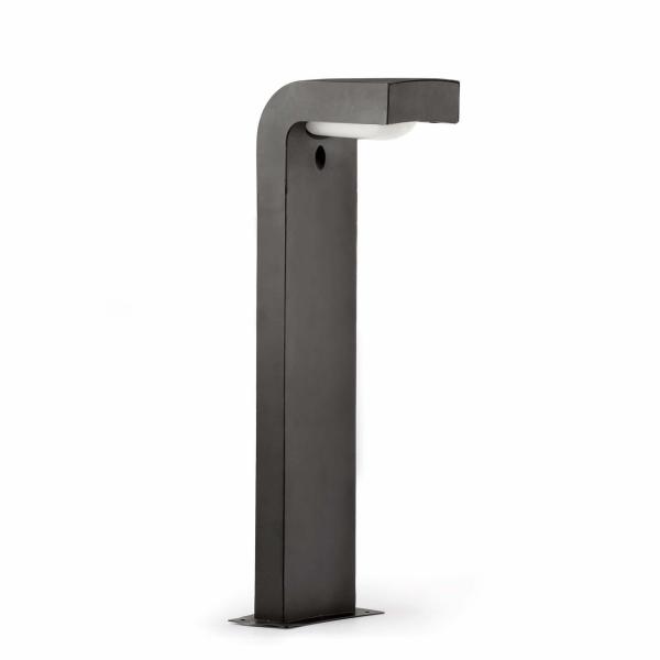 BALIZA KLAMP E27 15W 660mm ALUMINIO GRIS OSCURO