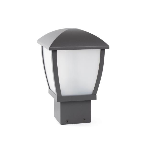 LUMINARIA SOBREMURO MINI WILMA E27 11W GRIS OSCURO