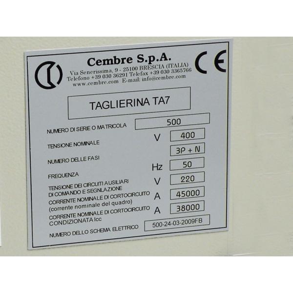 PLACA CUADRO MG-VRT-A 88900N 32x58mm BLANCO