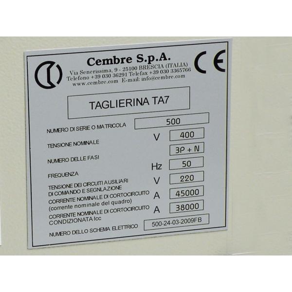 PLACA CUADRO MG-VRT-A 88902 62x88mm BLANCO