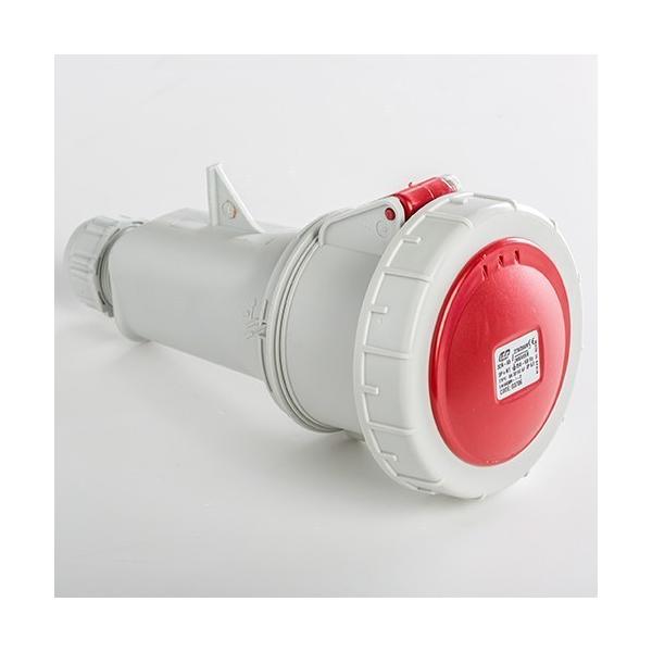 BASE AREA IP66-IP67 3P+N+T 200/346 240/415V 32A 6h DE COLOR ROJO