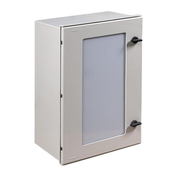 ARMARIO POLISTER IP66 600x400x230mm PUERTA TRANSPARENTE