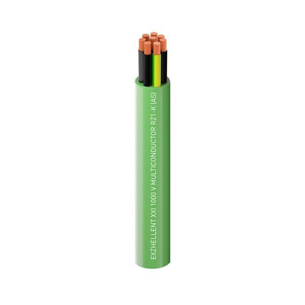 CABLE EXZHELLENT 1000V CONTROL 0,6/1kV 6G1,5 VERDE