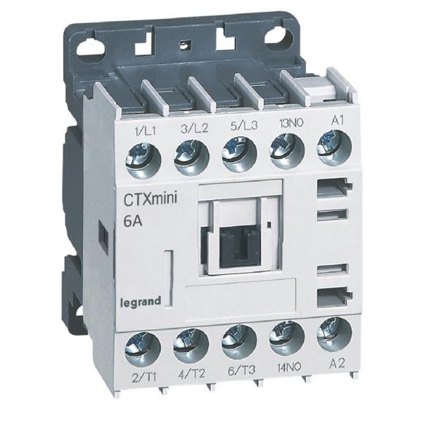 MINICONTACTOR CTX 3P 6A 1NA 230VCA