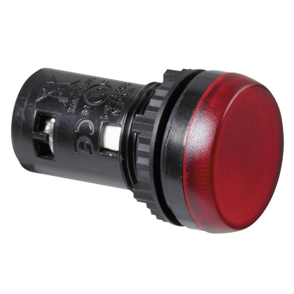 Indicador luminoso monobloque con LED integrado IP69 Osmoz - Rojo - 24V~