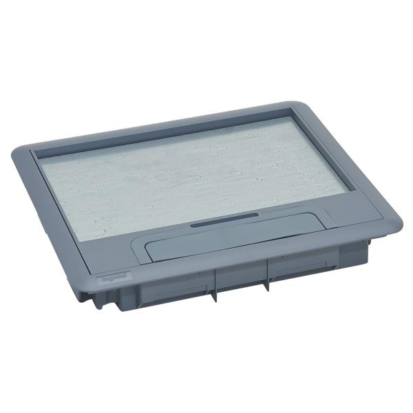 TAPA DE PLSTICO PARA CAJA DE SUELO RECTANGULAR 12/18 MDULOS