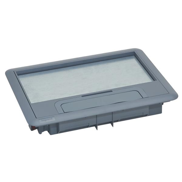 TAPA DE PLSTICO PARA CAJA DE SUELO RECTANGULAR 8/12 MDULOS