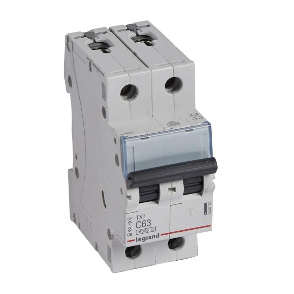 MAGNETOTRMICO TX3 6KA C 2P 63A