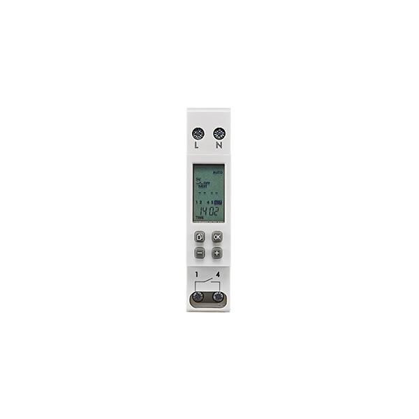 Interruptor horario programable digital - semanal - 1 salida 250V~