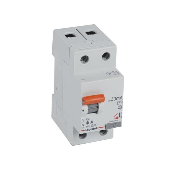 DIFERENCIAL VIVIENDA LEXIC 2P, 230V, 30mA, 40A, TIPO AC