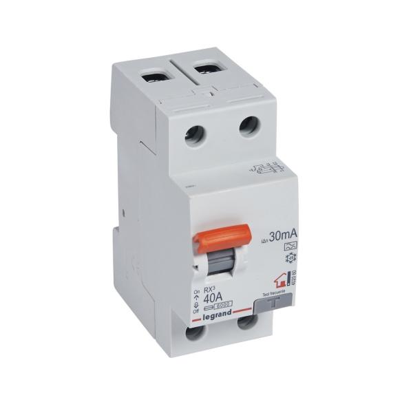 Diferencial RX³ - 2P - 230V~ - 30mA- 40A - TipoA 