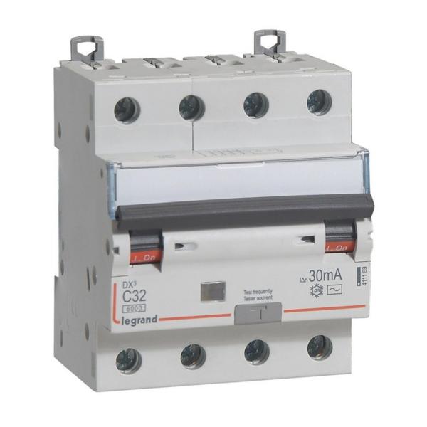 MAGNETOTRMICO DIFERENCIAL DX3 4P 30mA C32