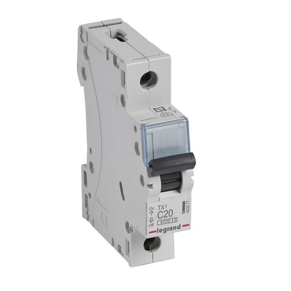 MAGNETOTRMICO TX3 6kA-C 1P 20A