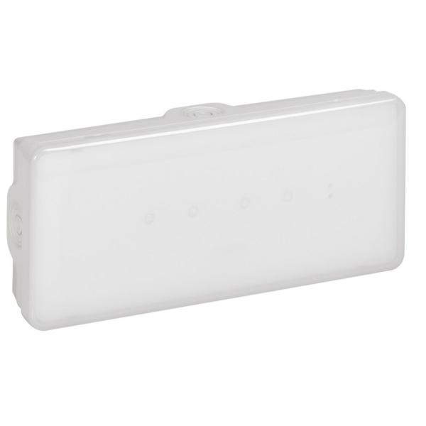 LUMINARIA DE EMERGENCIA B65LED, 350 LMENES, 1h, IP65, PERMANENTE/NO PERMANENTE