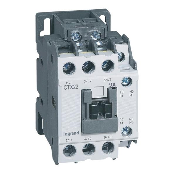 CONTACTOR CTX 3P 9A 1NO 1NC 230V CORRIENTE ALTERNA