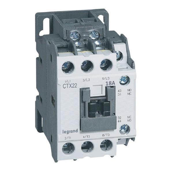 CONTACTOR CTX 3P 18A 1NO 1NC 230V CORRIENTE ALTERNA