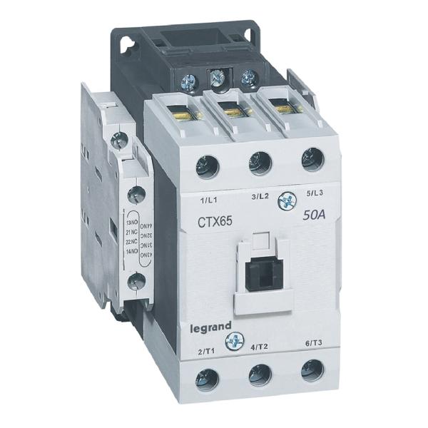 Contactores tripolares CTX³ 65 - 50A - 230V~ - 2 NA + 2 NC - Bornas con ojal