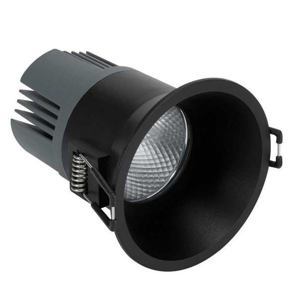 DOWNLIGHT SIMON 703.21 CONFORT REDONDO 2700K PTICA SPOT NEGRO