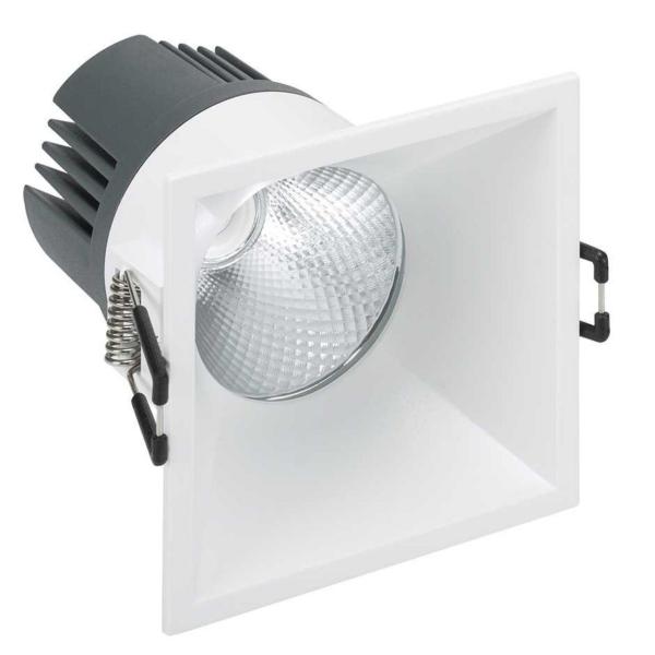 DOWNLIGHT SIMON 703.22 CONFORT CUADRADO 3000K PTICA WIDE FLOOD DALI BLANCO