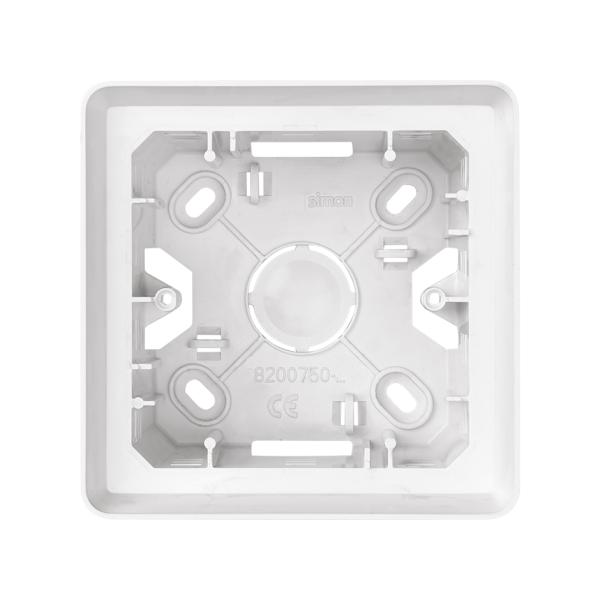 Caja de superficie para 1 elemento blanco Simon 82 Detail