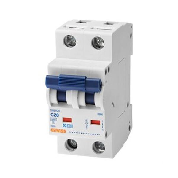 INTERRUPTOR MAGNETOTRMICO RB60 1P+N C25 6000A CON 2 MDULOS