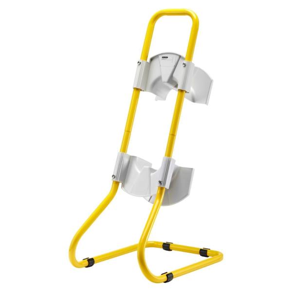 SOPORTE DE TUBO METLICO PARA Q-DIN CON 10 MDULOS BARNIZADO AMARILLO