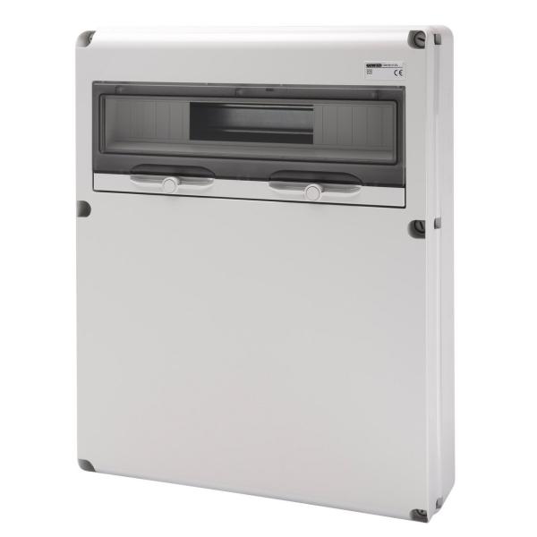 CAJA DISTRIBUCIN Q-DIN CON 20 MDULOS TAPA LISA 560x450x135mm IP65