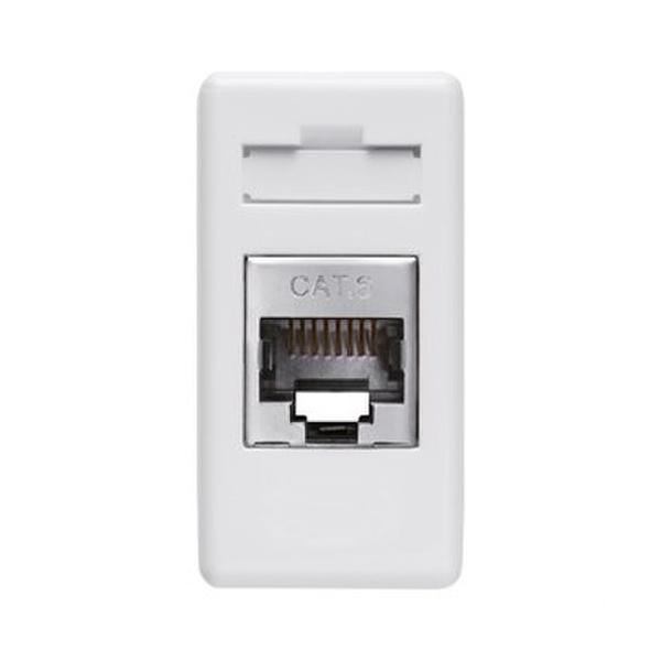 CONECTOR RJ45 UTP CATEGORA 5e 1 MDULO BLANCO