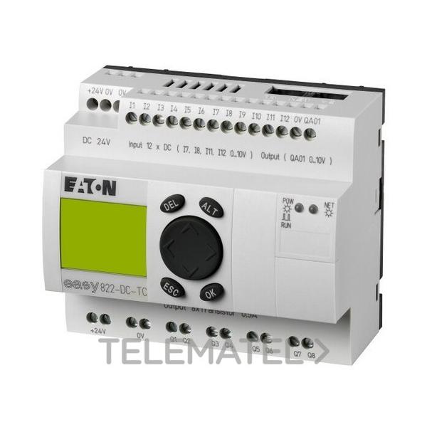 MÓDULO CONTROL EASY822-DC-TC CON 12 ENTRADAS DIGITALES 24V DC