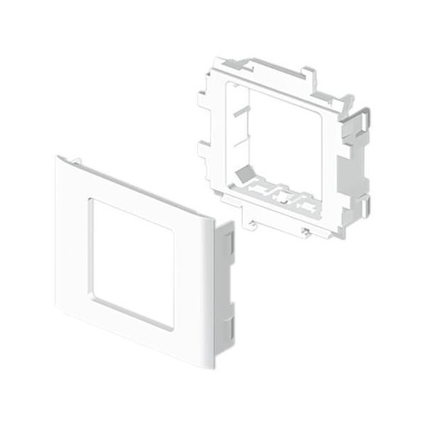 ADAPTADOR VERTICAL 2 MDULOS SIMON 27 TOMA 65 U24X BLANCO NIEVE