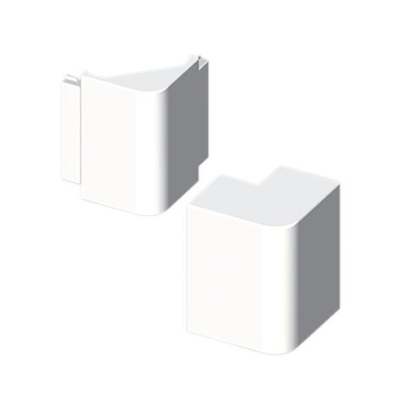 ANGULO EXTERIOR PVC 60x60 U24X BLANCO NIEVE