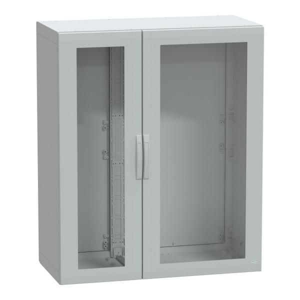 ARMARIO POLISTER PLA 1500x1250x620 PUERTA VIDRIO 7035