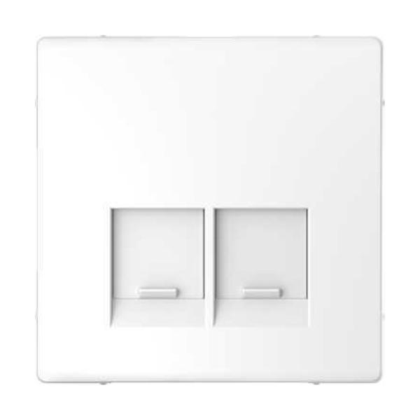 TAPA PARA TOMA DOBLE TIPO RJ45 D-LIFE BLANCO RTICO