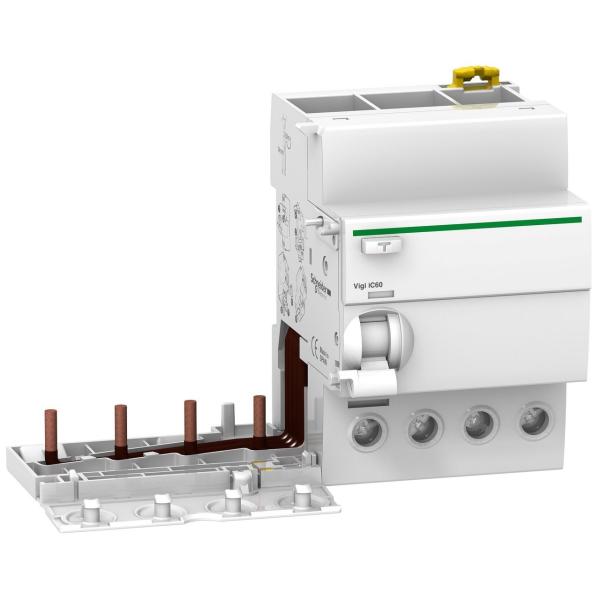 MDULO DIFERENCIAL AUXILIAR ACTI9 VIGI IC60 4P 63A 100mA TIPO AC 50/60Hz