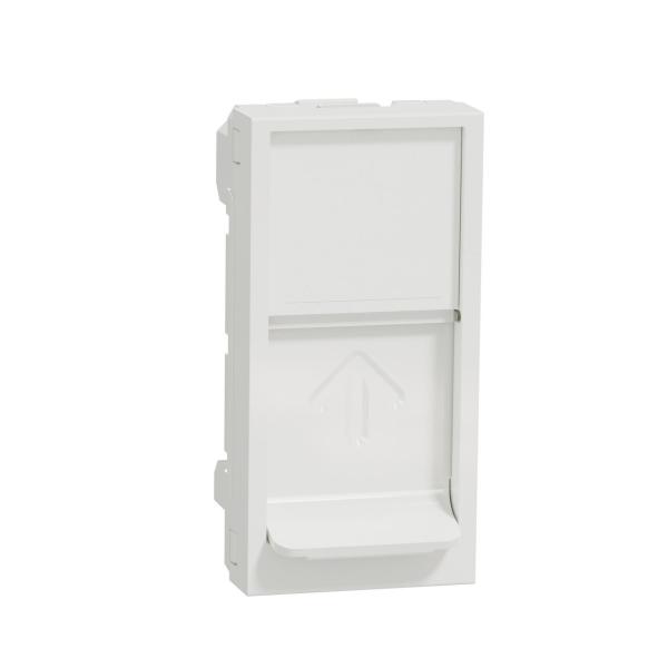 CARATULA RJ45 1 MODULO KEYSTONE POLAR