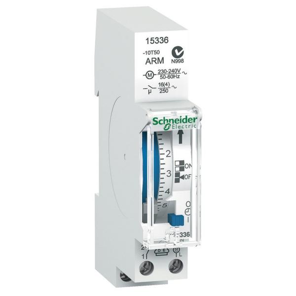 INTERRUPTOR HORARIO ANALGICO IH 24h CON 1 MDULO 100h 1C-16A