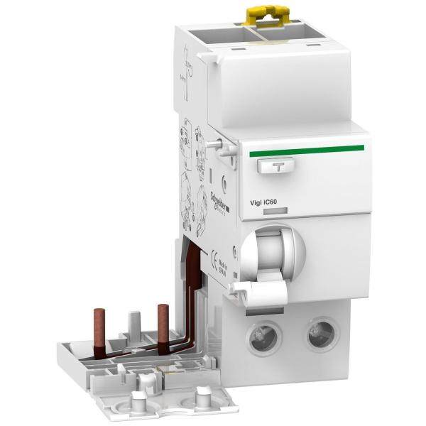 BLOQUE DIFERENCIAL VIGI IC60 2P 63A 30mA CLASE CA