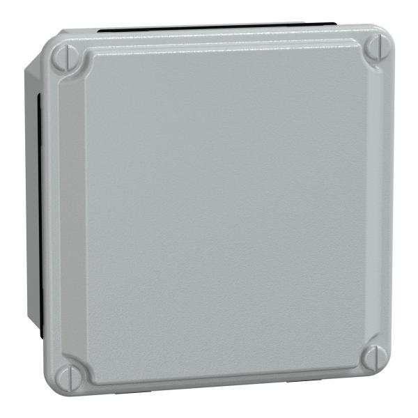 CAJA ACERO TAPA BAJA 105x105x49mm