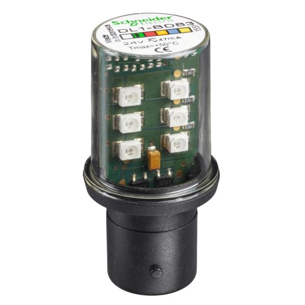 LMPARA LED 24V BA15D VERDE