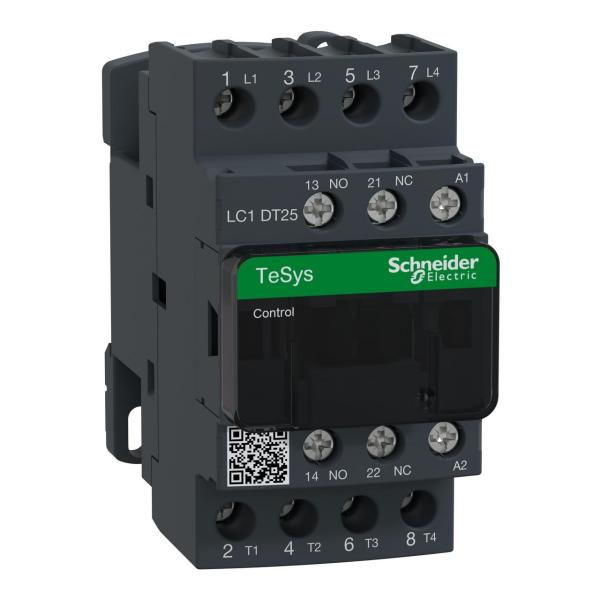 CONTACTOR 25A 1 NA/1 NC 24V 50-60Hz 4P