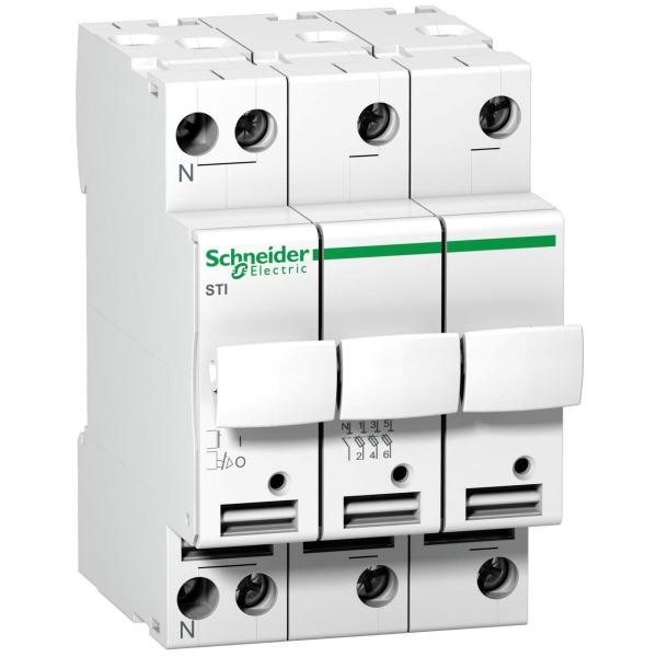 PORTAFUSIBLES SECCIONADOR STI 3P+N 400V