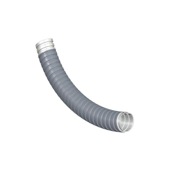 TUBO FLEXIBLE METLICO RECUBIERTO DE PVC. ECOFLEX, DN21 EN COLOR GRIS RAL 7031.