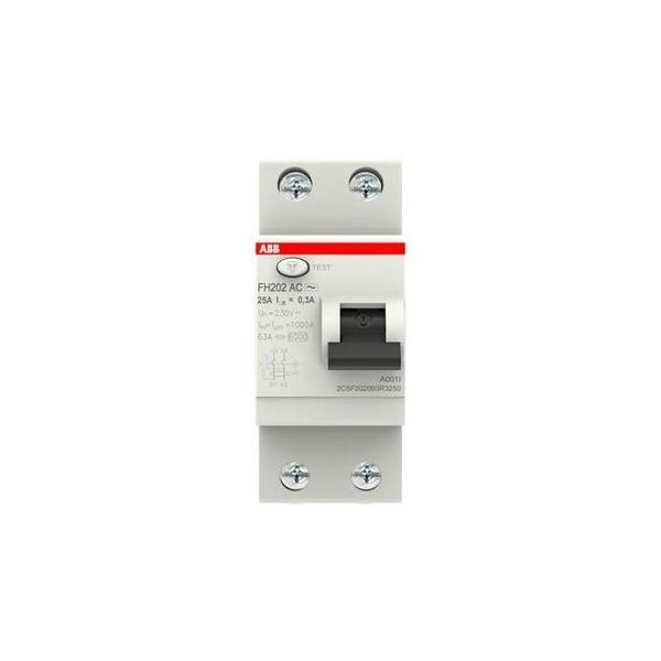 INTERRUPTOR DIFERENCIAL FH202AC-25/0,3 2P 25A AC 300mA